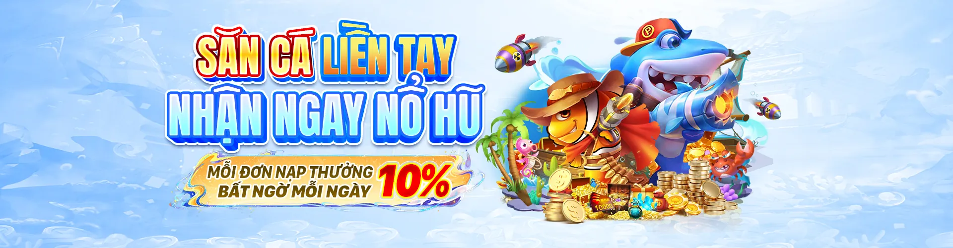 Hình ảnh chính Nổ Hũ C1688 với các biểu tượng slot game và giải thưởng lớn